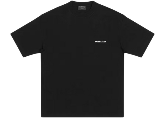 Balenciaga Logo T-Shirt Black