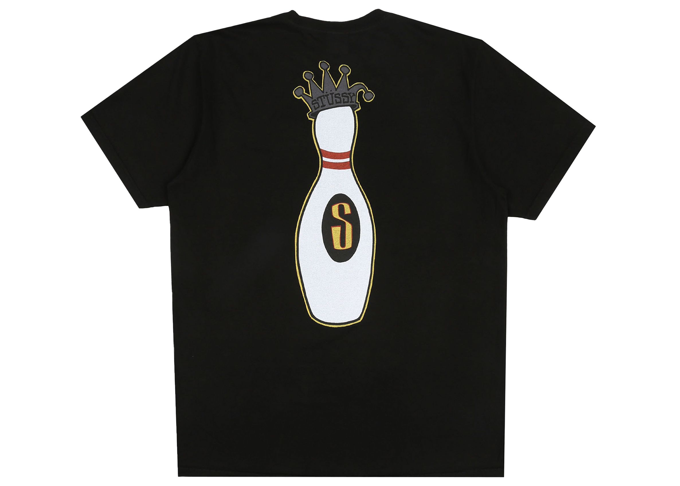 Stüssy KINGPIN PIG. DYED T-Shirt Black