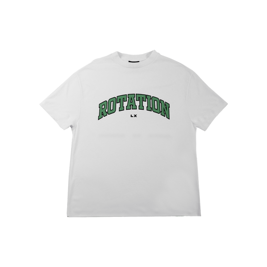 Rotation T-Shirt White Green