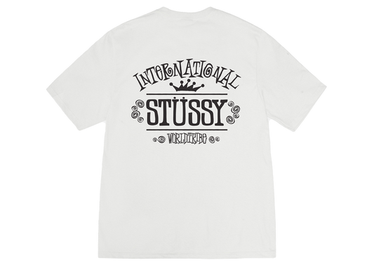 Stüssy Worldwide Dyed t-shirt White