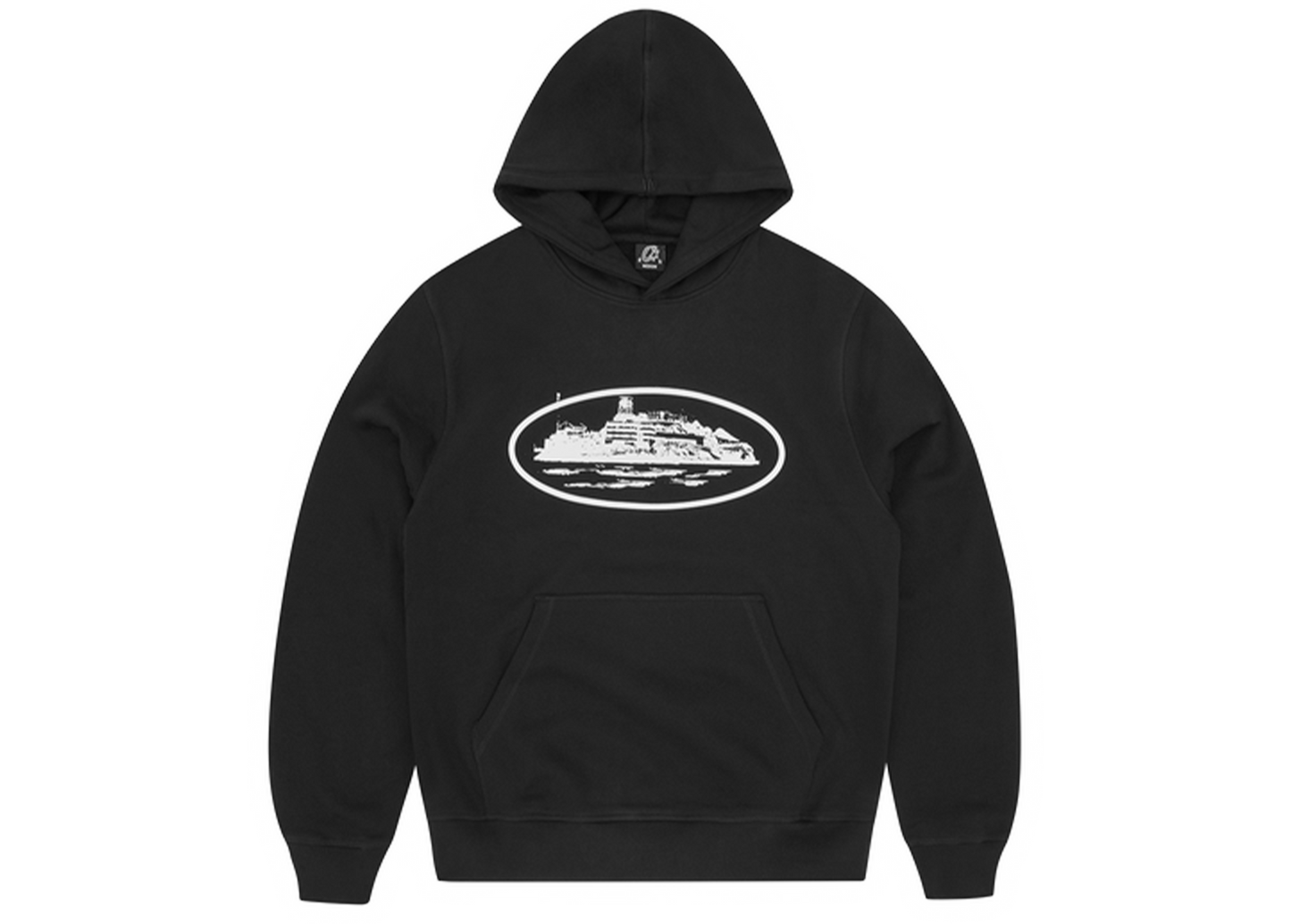 Corteiz Alcatraz Hoodie Black