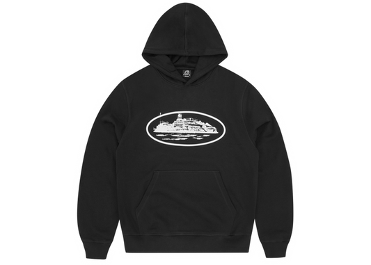 Corteiz Alcatraz Hoodie Black