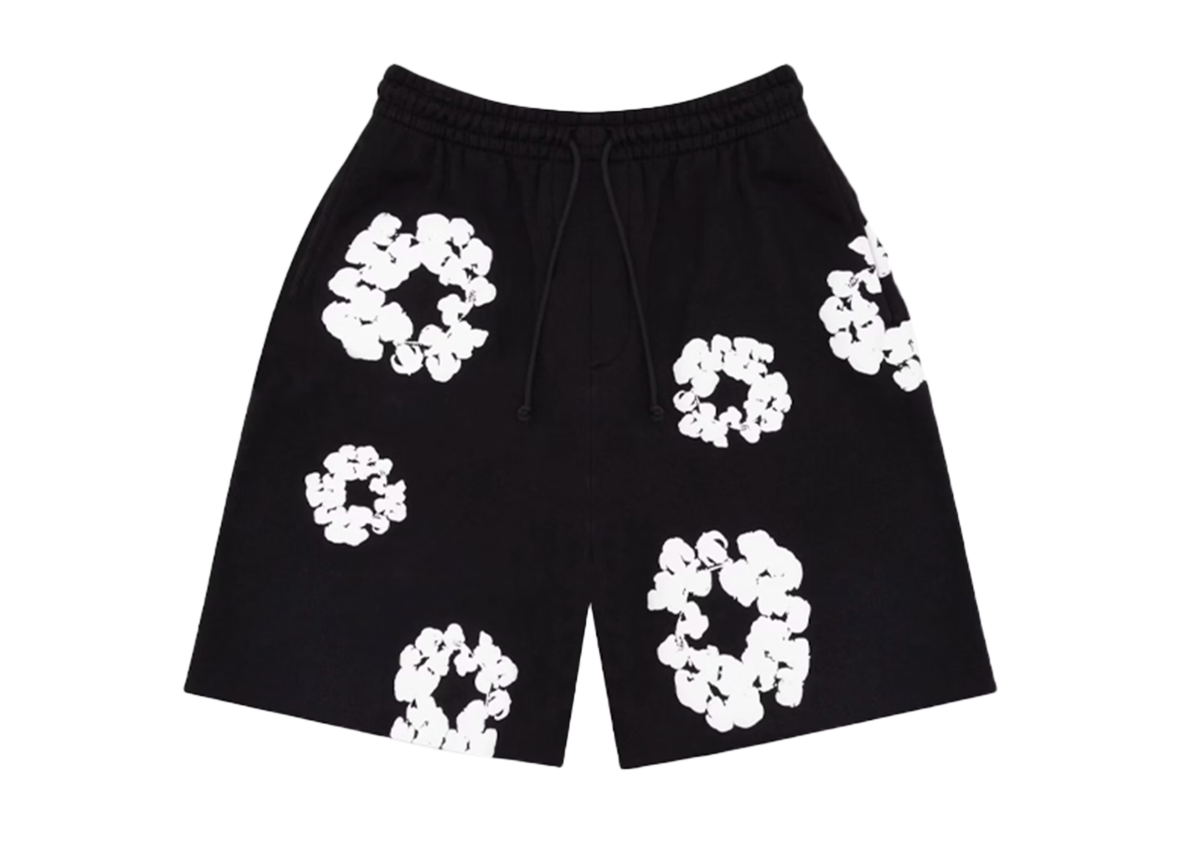 Denim Tears The Cotton Wreath Shorts Black