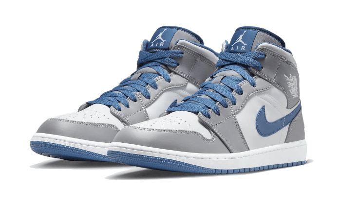 Jordan 1 Mid True Blue Cement