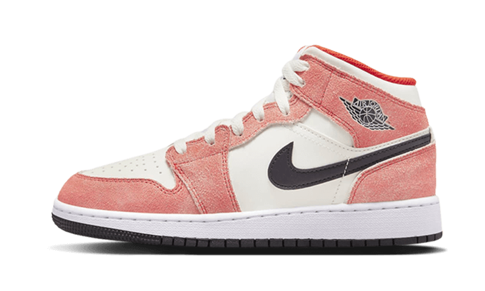 Jordan 1 Mid Orange Suede