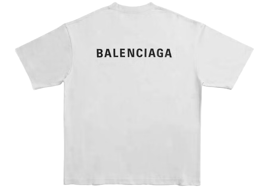 Balenciaga Logo T Shirt White
