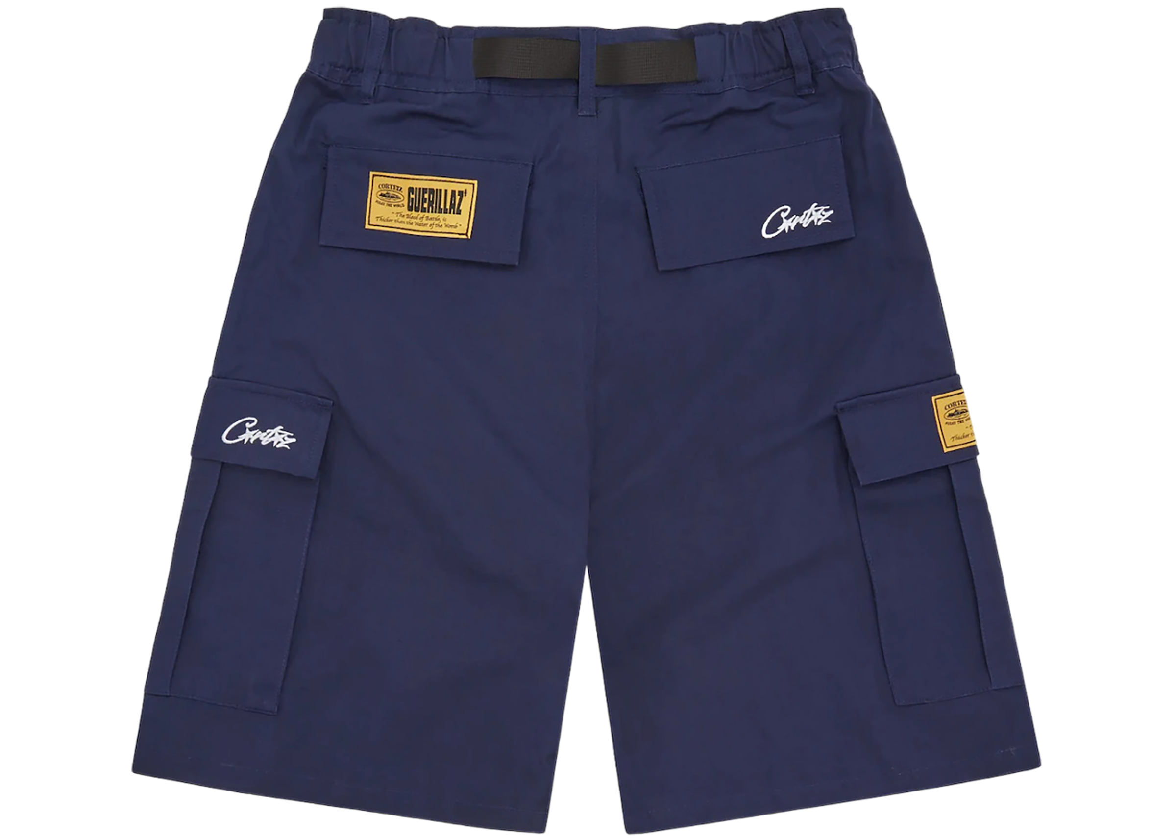 Corteiz Alcatraz Cargo Shorts Navy