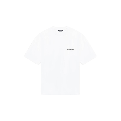 Balenciaga Basic Logo Tshirt White
