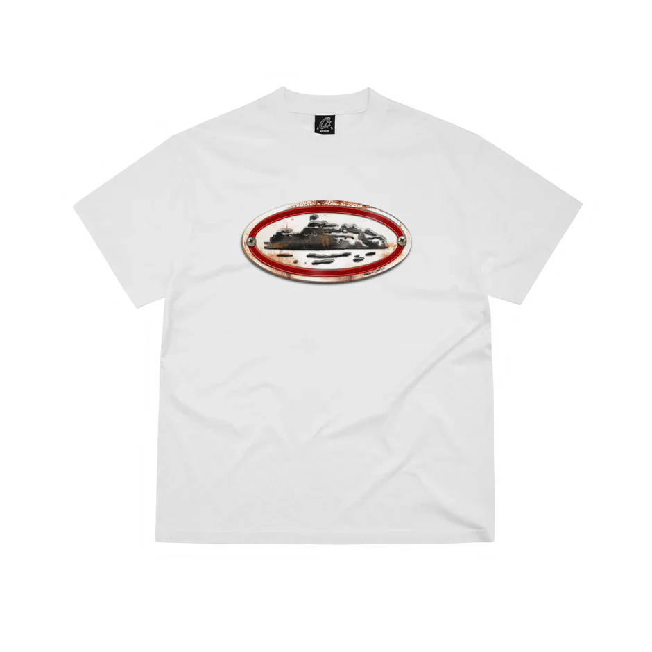 Corteiz Rusty Alcatraz T-Shirt White