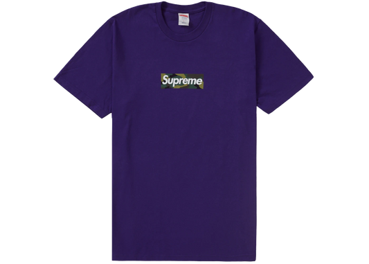 Supreme Box Logo Tee Purple