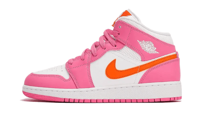 Jordan 1 Mid Pinksicle Safety Orange