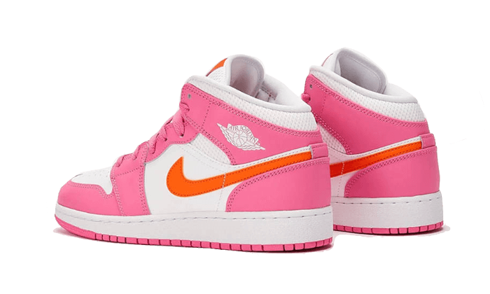 Jordan 1 Mid Pinksicle Safety Orange