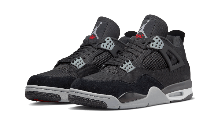 Jordan 4 Black Canvas