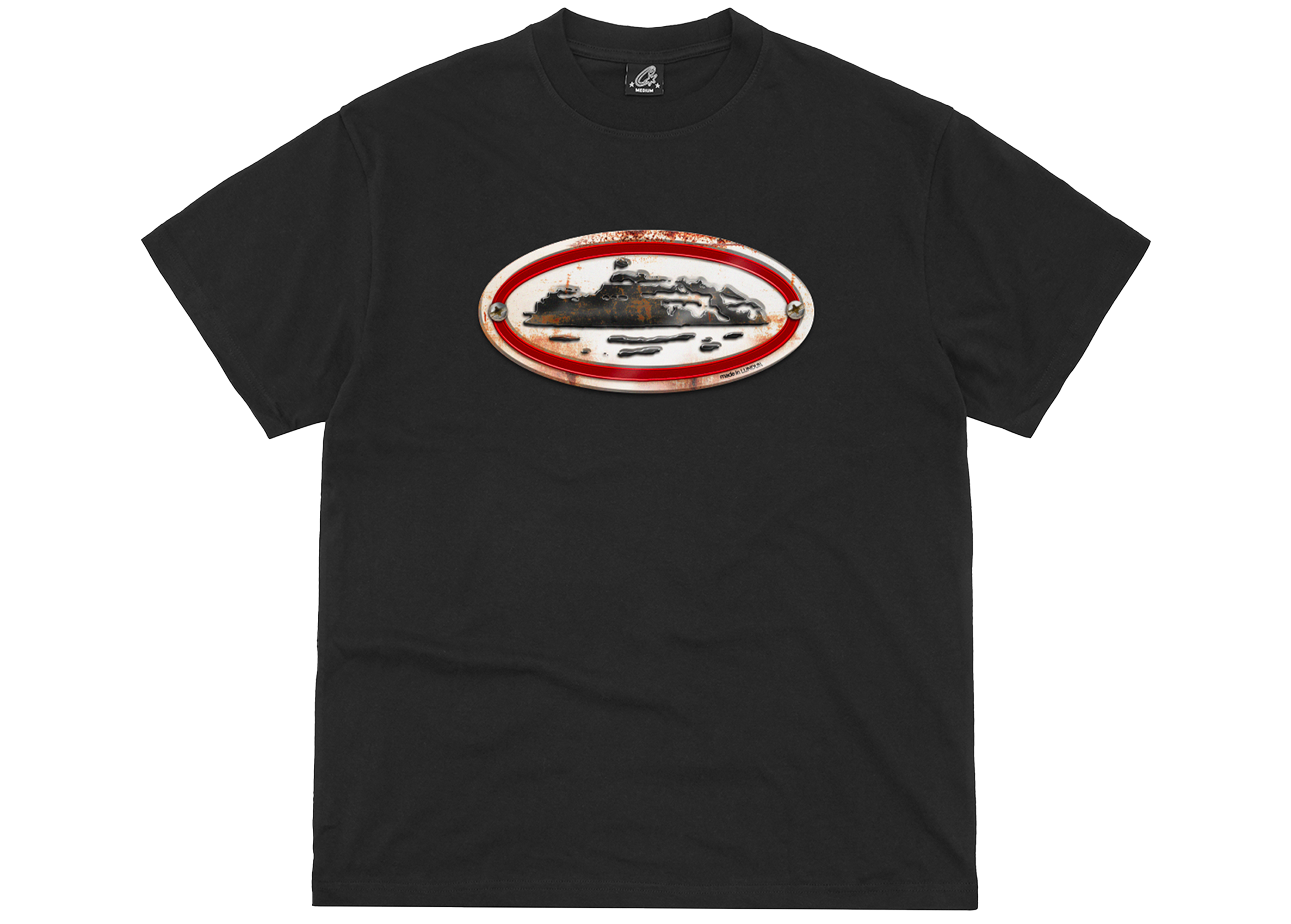 Corteiz Rusty Alcatraz T-Shirt Black