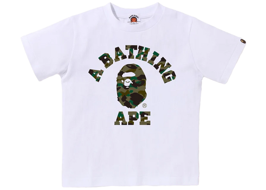 Bape Camo College T-shirt White
