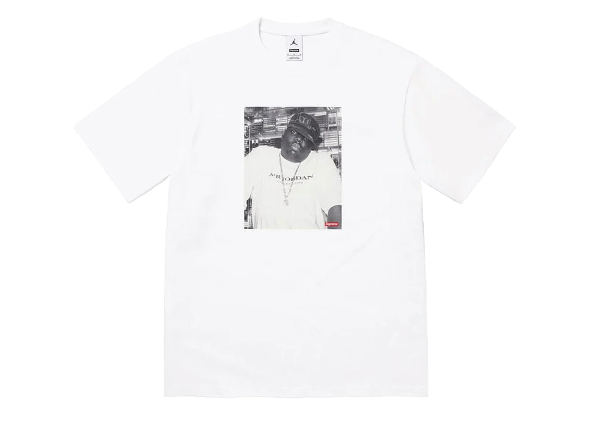 Supreme Jordan Biggie T-shirt White