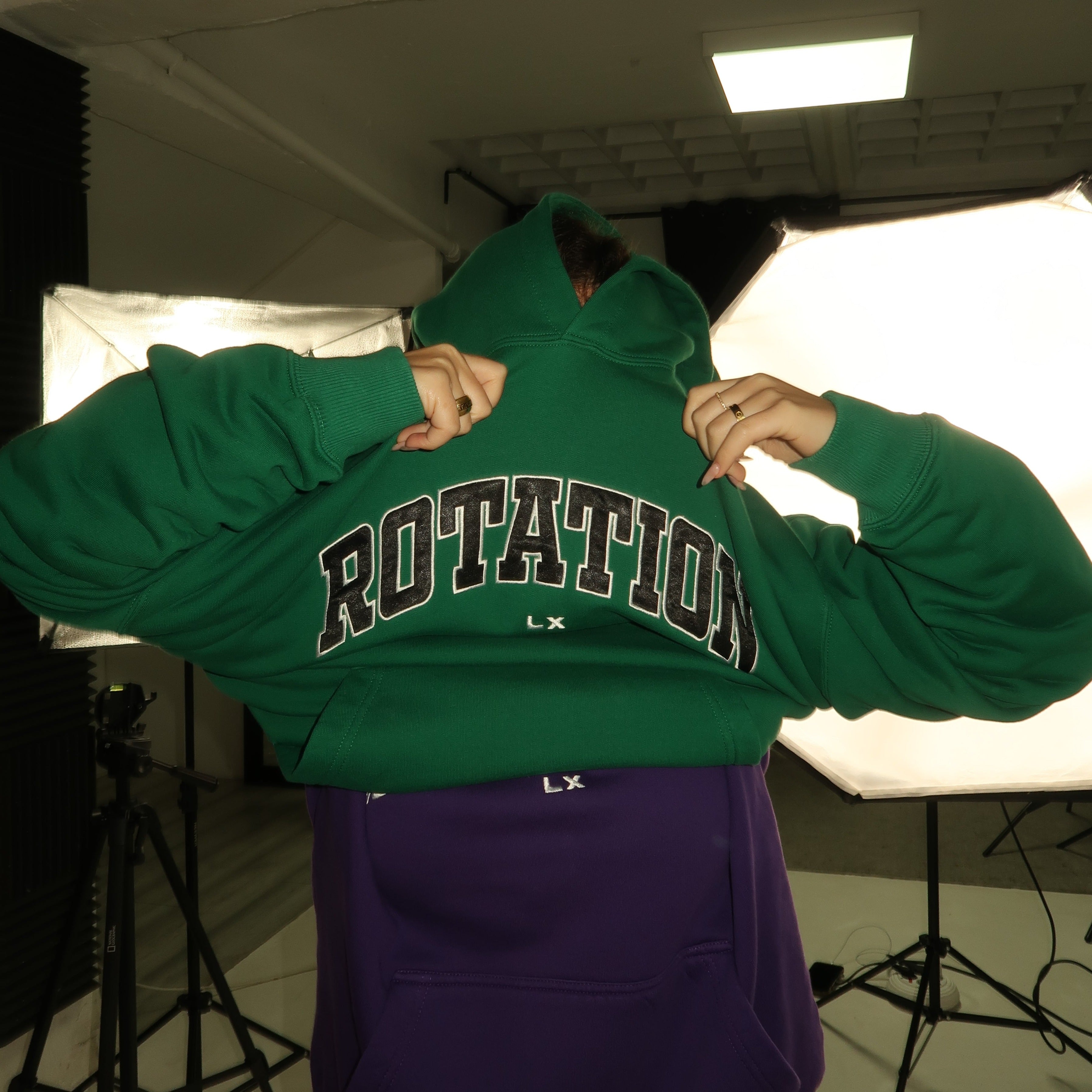 Rotation Hoodie Green