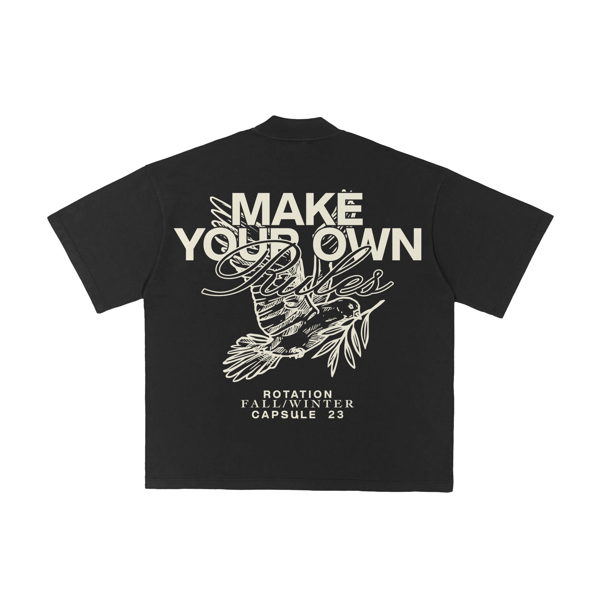 Make Your Own Rules T-Shirt Black