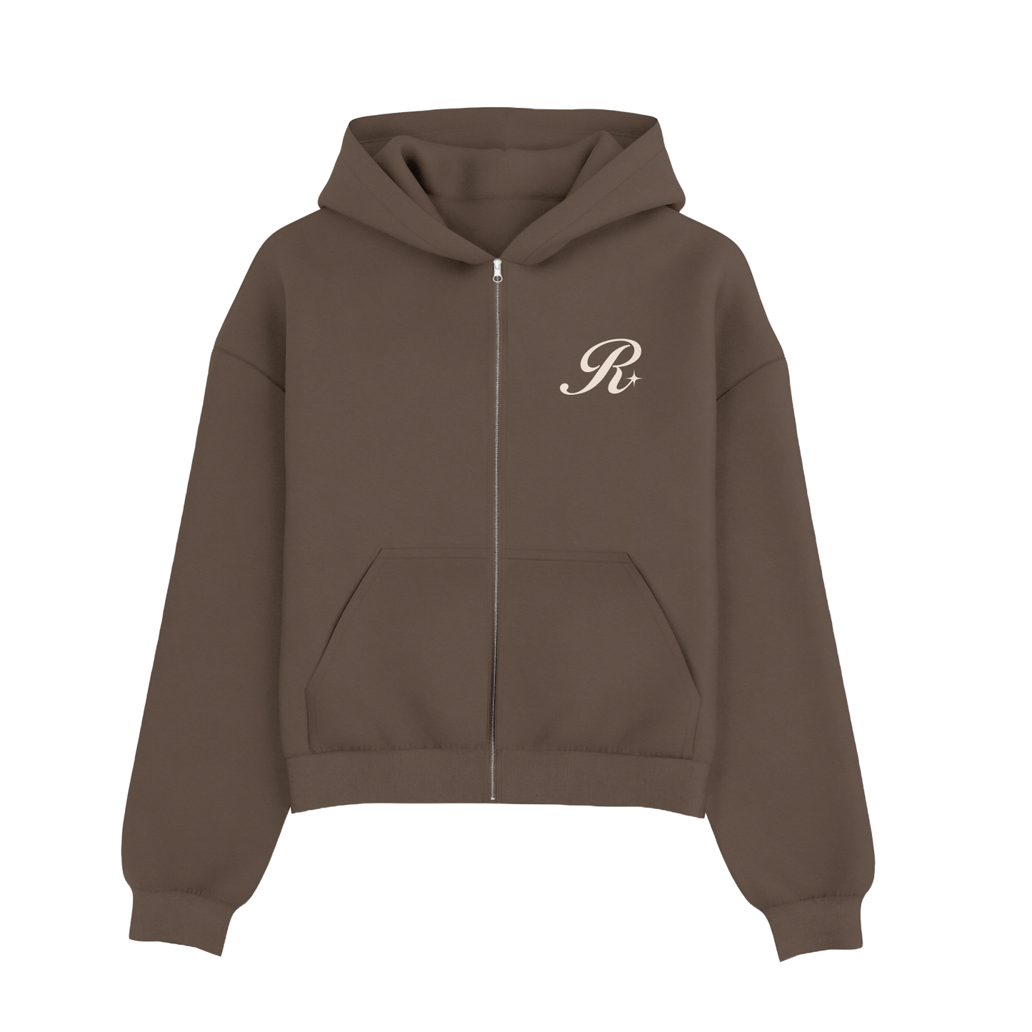 Make Your Own Rules Zip-Up Hoodie Mocha