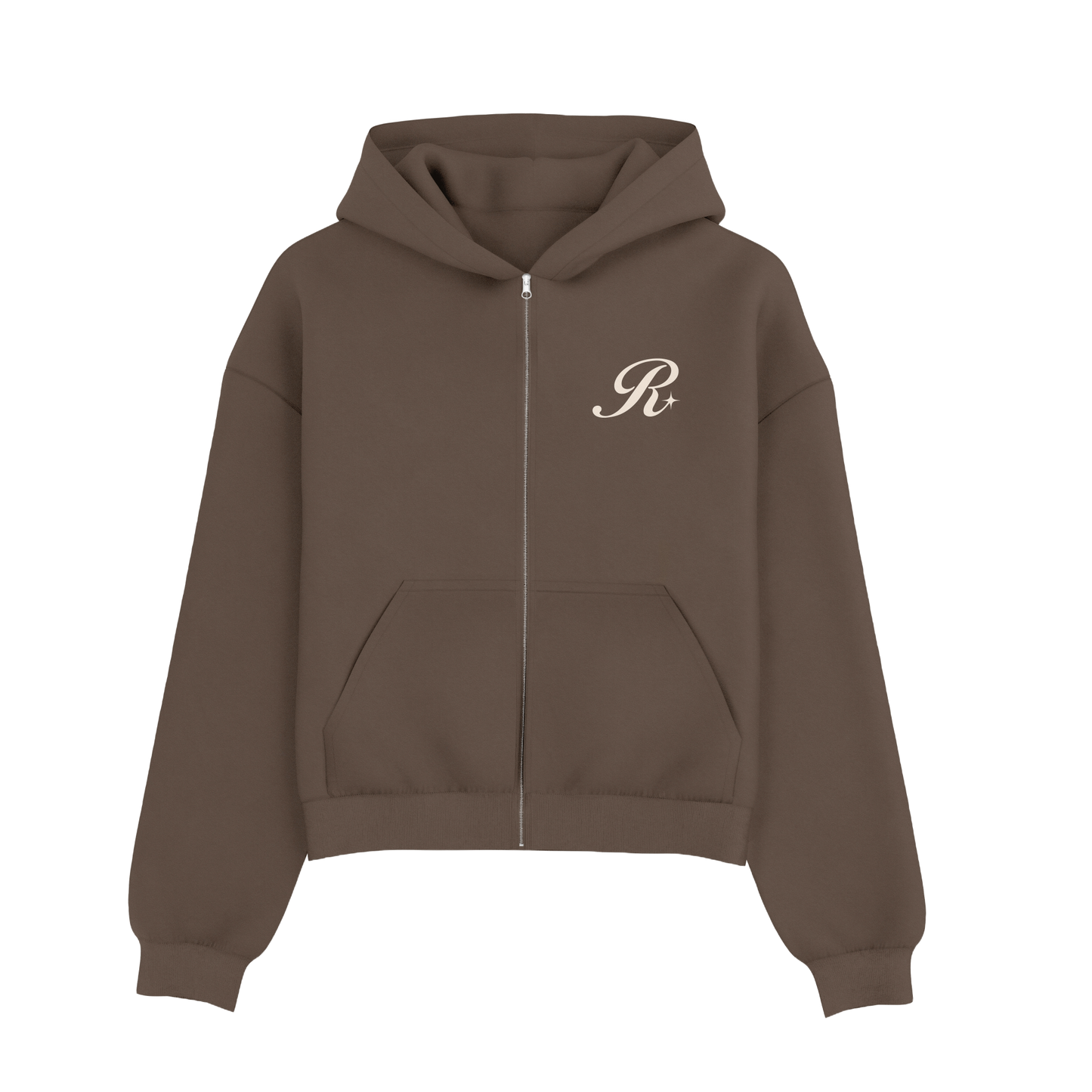 Make Your Own Rules Zip Up Hoodie Mocha