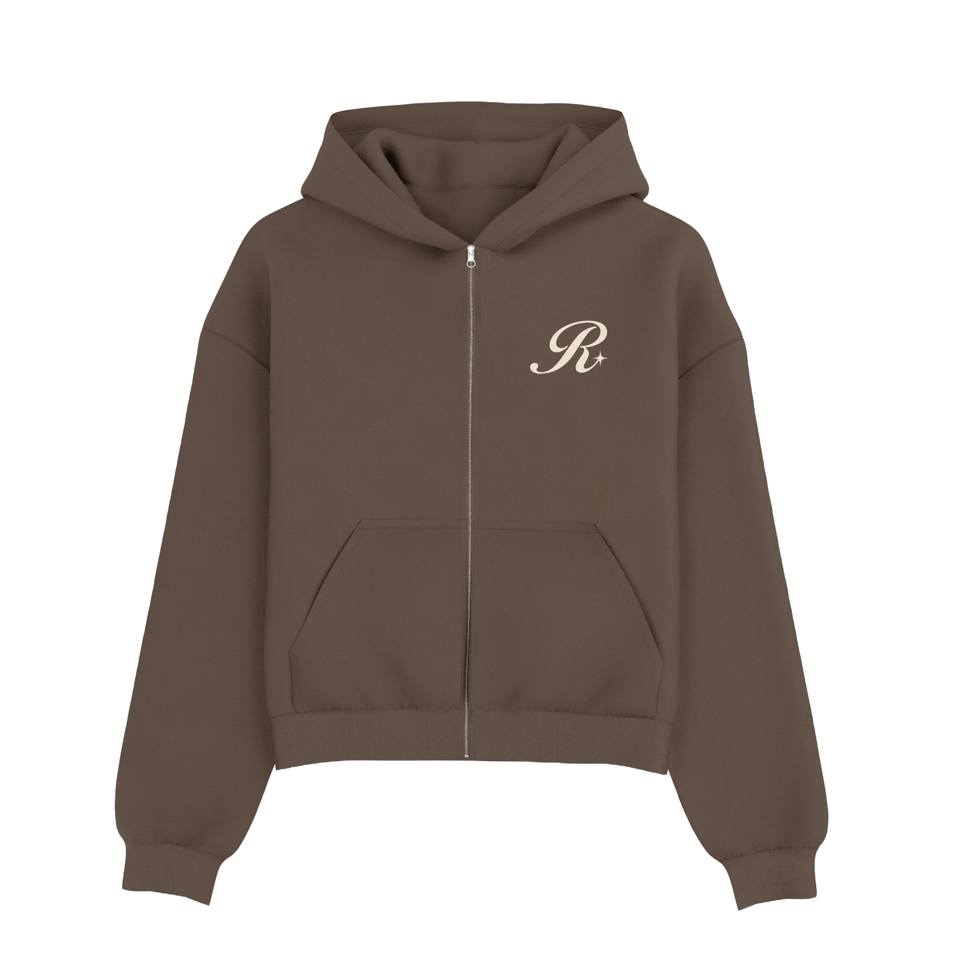 Make Your Own Rules Zip-Up Hoodie Mocha