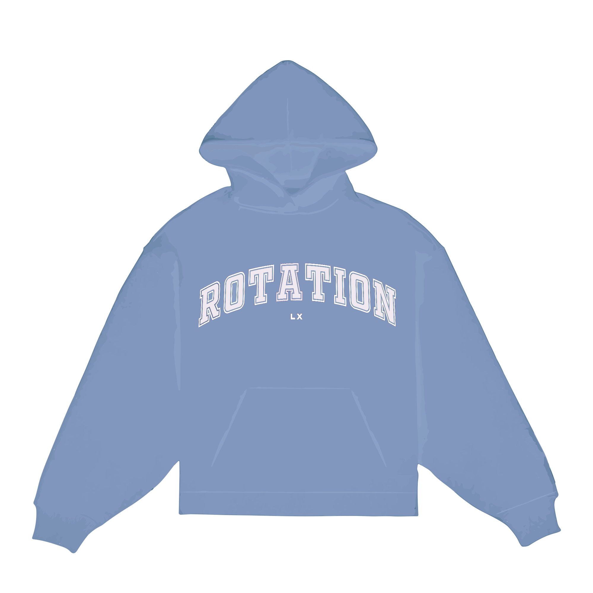 Rotation Hoodie Baby Blue