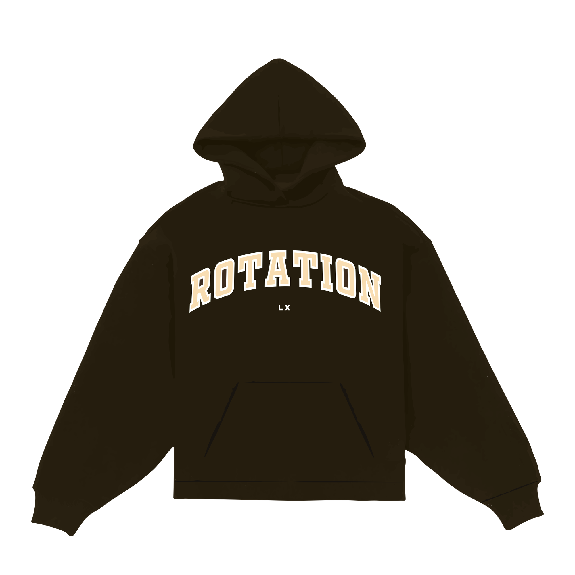 Rotation Hoodie Brown