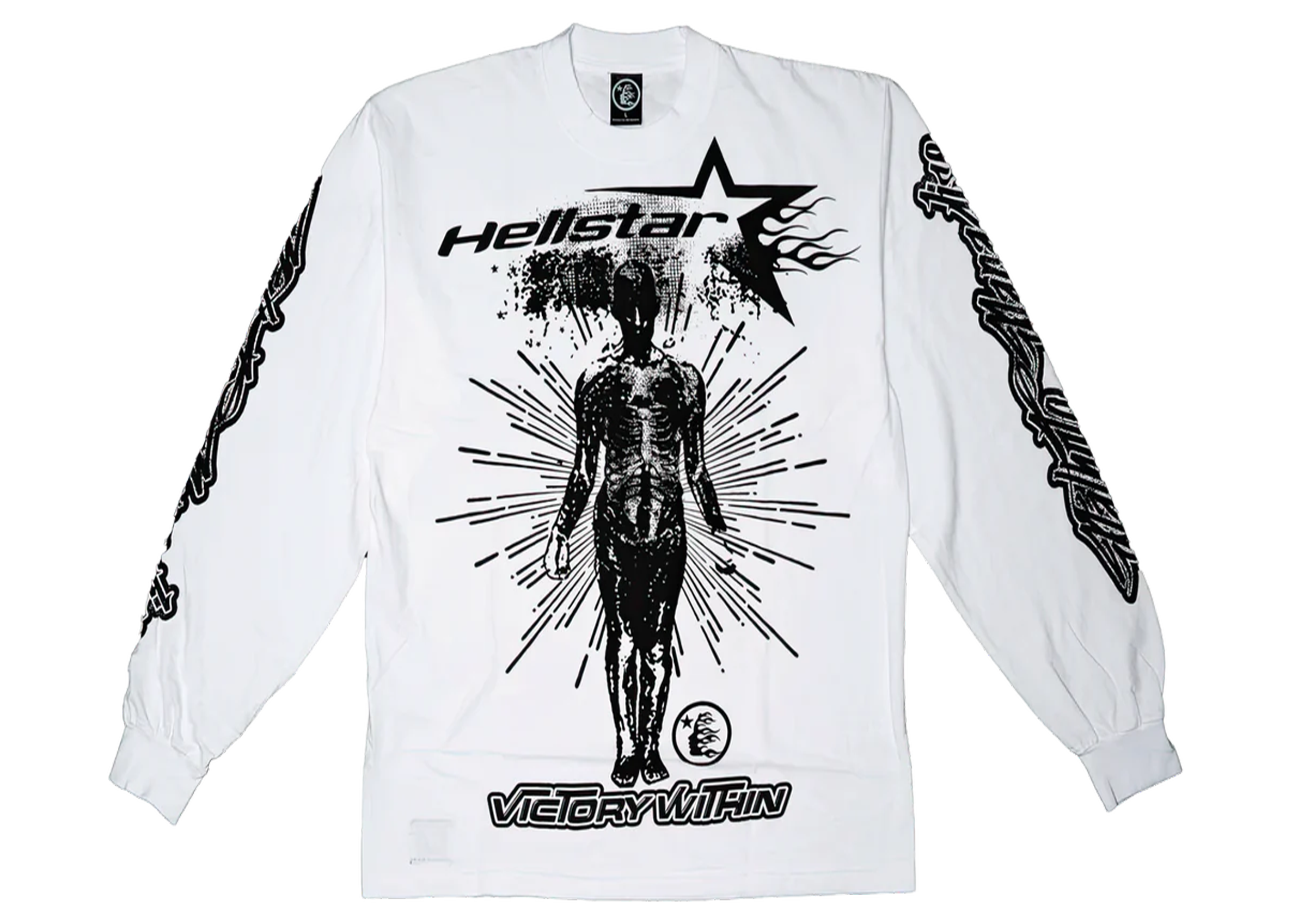 Hellstar Inner Star LongSleeve T-Shirt White