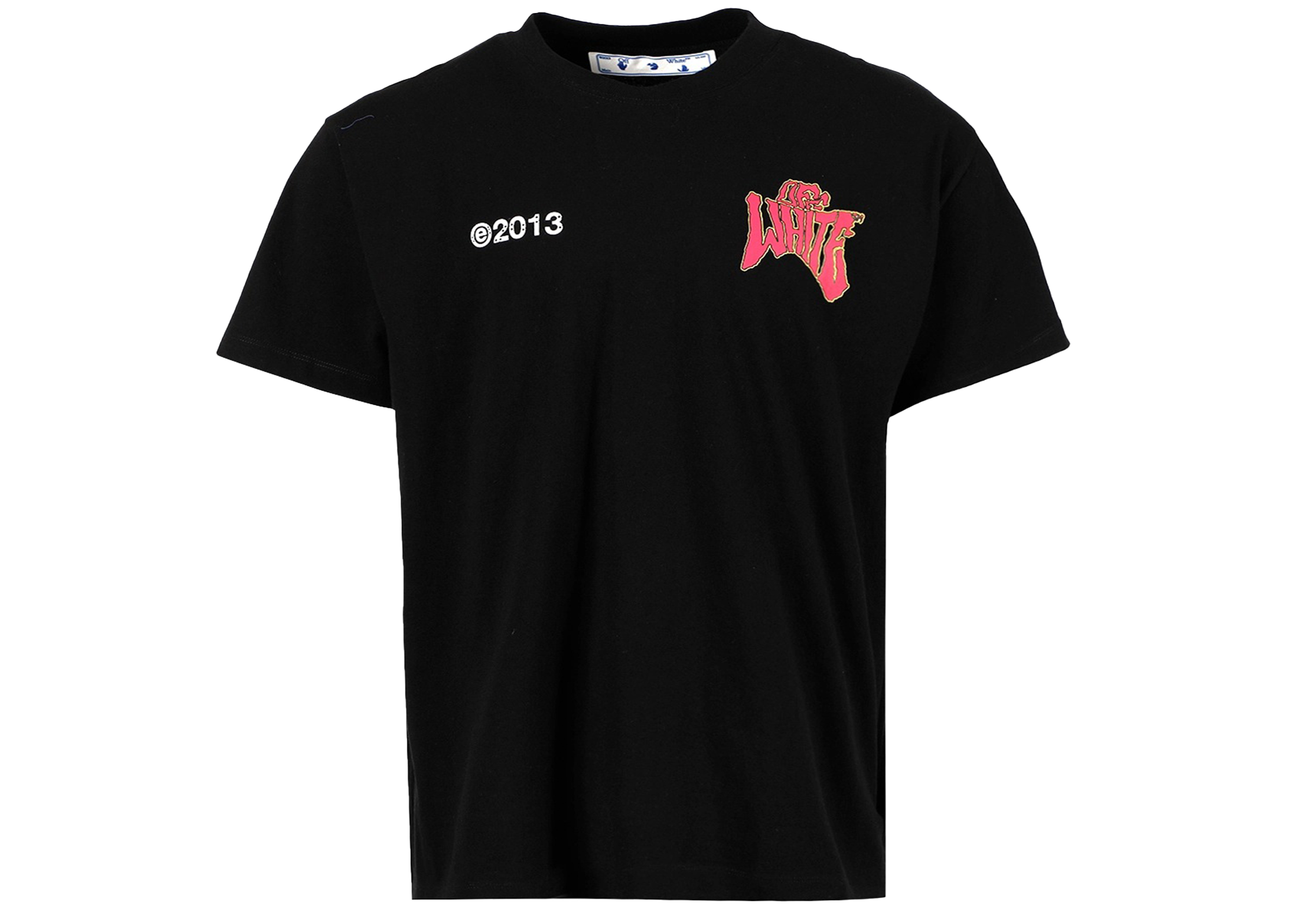 Off-White Psych type T-Shirt Black