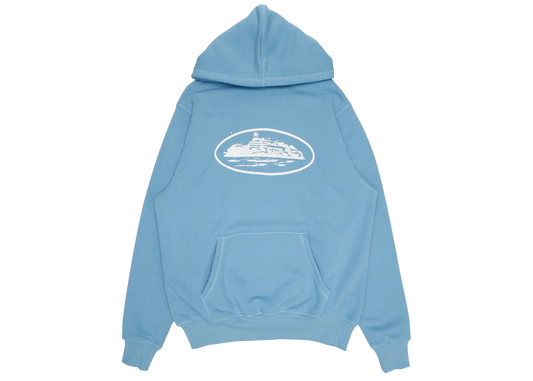 Corteiz Alcatraz Hoodie Baby Blu