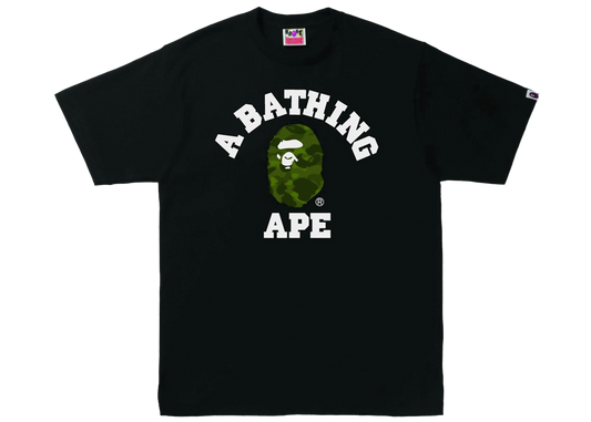 Bape Camo College T-shirt Black