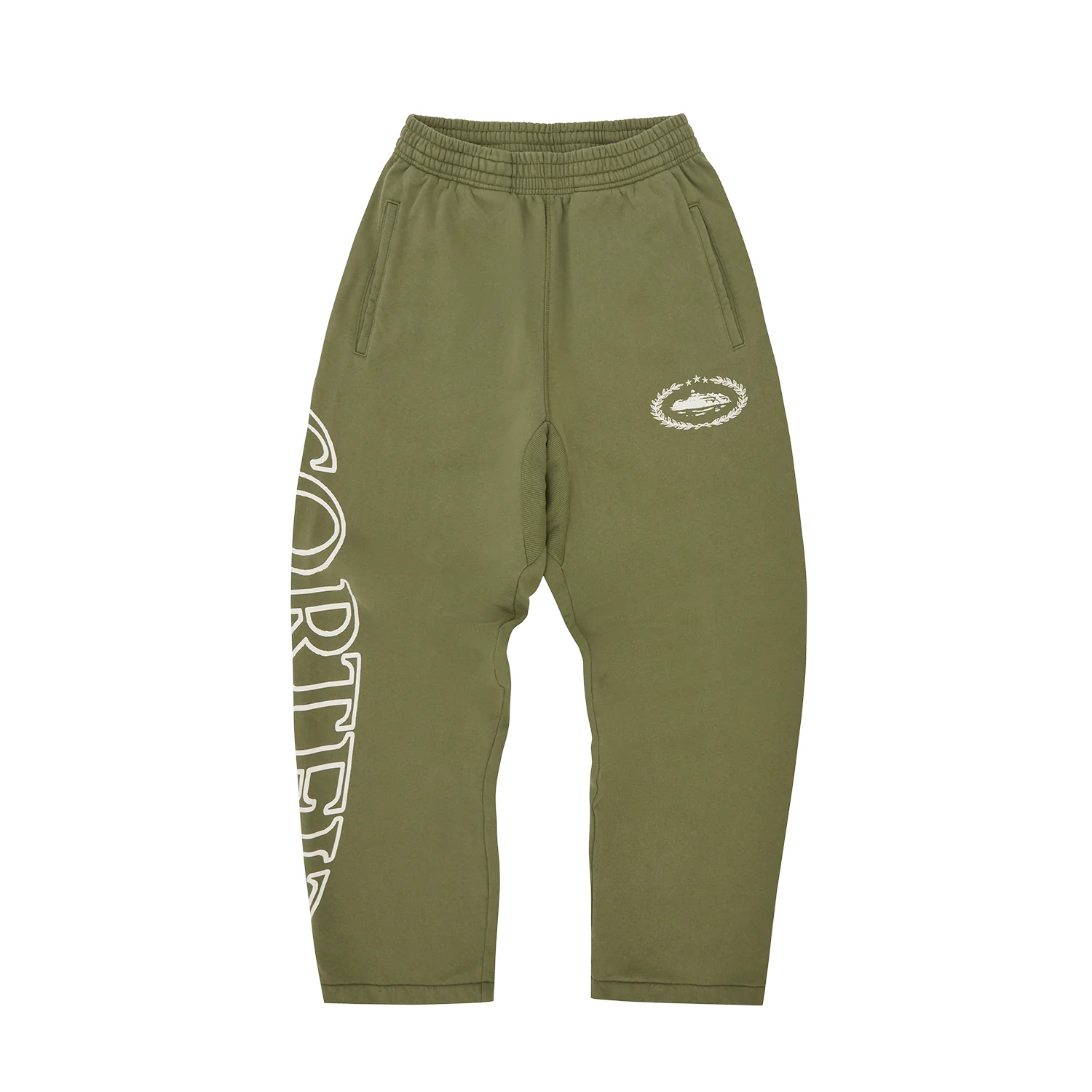 Corteiz Superior Royale Open Hem Pant Olive