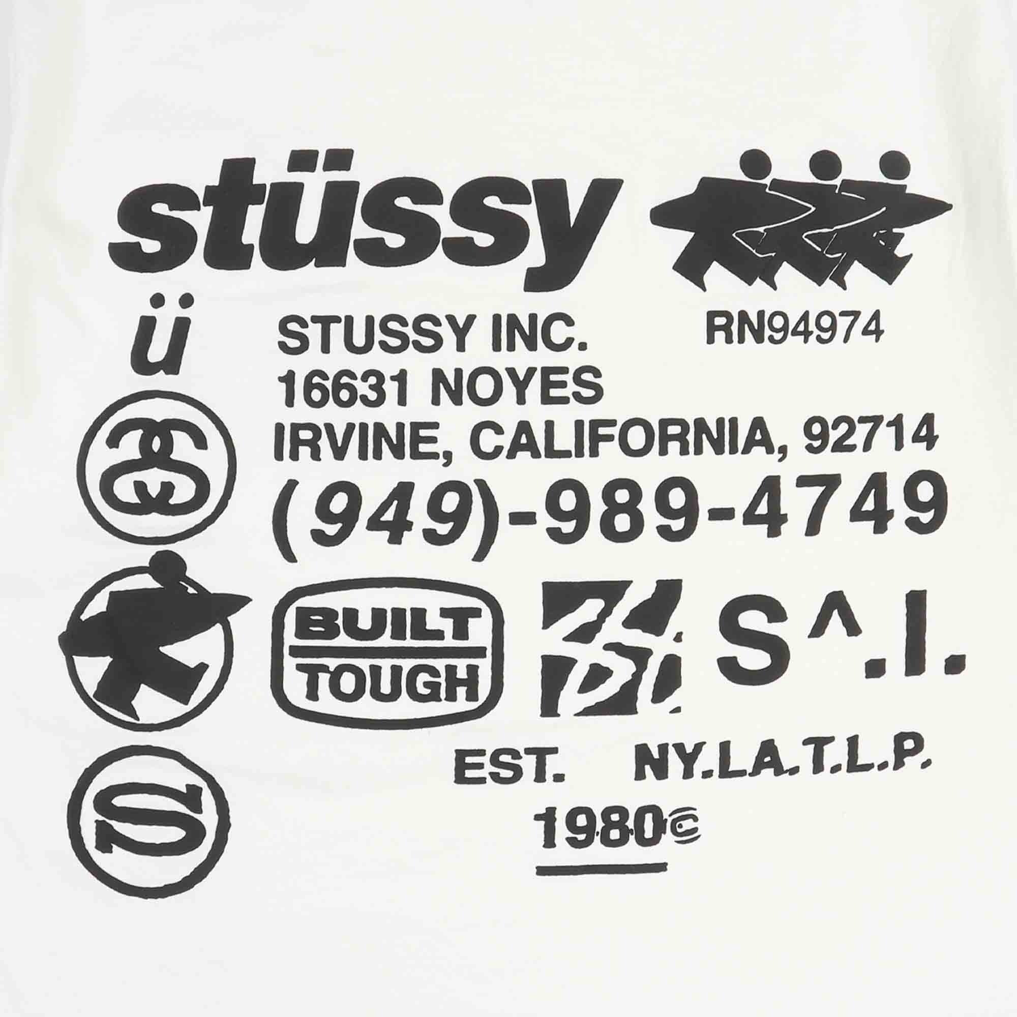Stüssy DNA PIG. DYED T-shirt White